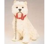 Dog Studies - Walkies Range West Highland Terrier Figurine with Lead Sitting