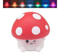 Lesser & Pavey Squishy Mushroom Nightlight for Home & Living Room | Lovely Night Lights for Home Decor & Night | Ideal Led Lights & Lamp for Bedroom & Table | Durable Night Light for Daily Use