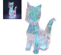 Lesser & Pavey Starlightz LED USB Cat for Home & Living Room | Lovely Led Lights for Home Decor & Night Light | Ideal Led Lights for Bedroom & Table | Durable for Daily Use