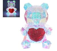 Lesser & Pavey Starlightz LED USB Teddy Heart for Home & Living Room | Lovely Led Lights for Home Decor & Night Light | Ideal Led Lights for Bedroom & Table | Durable for Daily Use