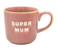 LESSER & PAVEY Super Mum Reactive Glaze Mug Elements, Tea and Coffee Mugs for Hot Drinks | Fine China Printed Mugs for Kitchen & Home | Reusable Ceramic Cups for Every Occasion | Gifts for Women & Men
