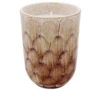 Lesser & Pavey Tortoise Shell Brown Candle | Scented for Relaxation | Stylish Home Decor | Large Candle for Creating a Soothing Ambiance in Any Room