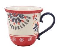 Lesser & Pavey Tuscany Christmas Hand Painted Floral Mug for Hot & Cold Drinks | Durable Coffee Cups for Home & Office | Comfortable & Easy-to-Hold Coffee Mugs for Beverages & Daily Use