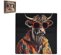 Lesser & Pavey Urban Art Highland Wow Coaster For Home & Office | Stylish Coasters For Kitchen & Dining | Durable Drink Coasters For Tabletops | Decorative Home Accessories for Drinks & Tables