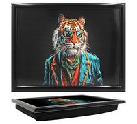 Lesser & Pavey Urban Art Jungle Boogie Laptray For Food Serving & Breakfast | Comfortable Lap Trays With Bean Bag Cushion For Home & Daily Use | Durable Lap Trays For Eating On Lap For Adults