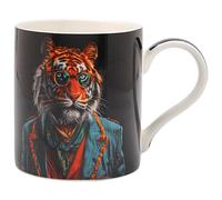 Lesser & Pavey Urban Art Jungle Boogie Mug for Hot & Cold Drinks | Fine China Durable Tea and Coffee Cups for Home & Office | Comfortable & Easy-to-Hold Coffee Mugs for Beverages & Daily Use