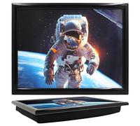 Lesser & Pavey Urban Art Star Man Laptray For Food Serving & Breakfast | Comfortable Lap Trays With Bean Bag Cushion For Home & Daily Use | Durable Lap Trays For Eating On Lap For Adults