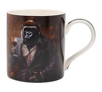 Lesser & Pavey Urban Art Wine Kong-Oisseur Mug for Hot & Cold Drinks | Fine China Durable Tea and Coffee Cups for Home & Office | Comfortable & Easy-to-Hold Coffee Mugs for Beverages & Daily Use