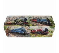 Lesser & Pavey Vintage Train Design Small Melamine Serving Tray/Sandwich Tray 36 x 17cm