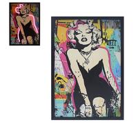 Lesser & Pavey Wall Art Blonde Bombshell Mini Bricks for Living Room Decor & Bedroom Walls | Stylish Canvas Wall Art for Decorative Home Accessories | Lovely Birthday Gifts for Women & Men