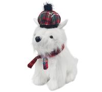 Lesser & Pavey Westie with Tartan Hat Doorstop for Home & Office | Decorative Door Stopper for All Rooms | Lovely Door Stop for Everyday Use | Ideal Door Wedges Indoors for Floor