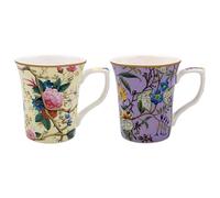 Lesser & Pavey William Kilburn Mugs Set of 2 | Ceramic Coffee Mugs Set for Home or Work | Premium Design Mugs Set for All Occasions | Lovely Mugs for Tea, Coffee & Hot Drinks - William Kilburn