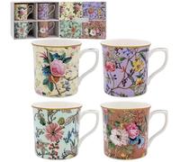 Lesser & Pavey William Kilburn Mugs Set of 4 | Ceramic Coffee Mugs Set for Home or Work | Premium Design Mugs Set for All Occasions | Lovely Mugs for Tea, Coffee & Hot Drinks - William Kilburn