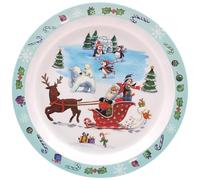 Lesser & Pavey Winter Wonderland Plate | Festive Christmas Dinnerware | Decorative Holiday Serving Plate