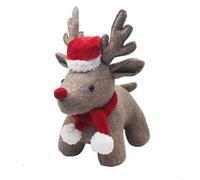 Lesser & Pavey Xmas Reindeer Doorstop for Festive Home Decor | Adorable Christmas Reindeer Doorstop with Holiday Charm | Functional Door Holder | Lovely Gift for Cozy and Stylish Homes