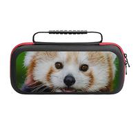 Lesser Red Panda Fashion Compatible With Switch Case Travel Protective Hard Shell Carrying Bag With 20 Game Cartridges