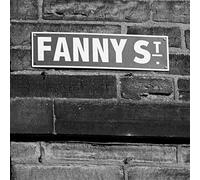Lesser Spotted Britain Fanny Street Road Sign Greeting Card