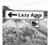 Lesser Spotted Britain Lazy Arse Road Sign Greeting Card