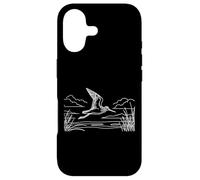Lesser Yellowlegs Line Art Birdwatcher Case for iPhone 17