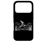 Lesser Yellowlegs Line Art Birdwatcher Case for iPhone 17 Pro