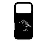 Lesser Yellowlegs Line Art Birdwatcher Case for iPhone 17 Pro