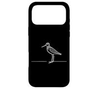 Lesser Yellowlegs Line Art Birdwatcher Case for iPhone 17 Pro Max