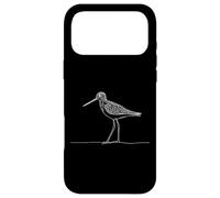 Lesser Yellowlegs Line Art Birdwatcher Case for iPhone 17 Pro Max