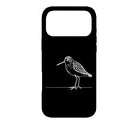 Lesser Yellowlegs Line Art Birdwatcher Case for iPhone 17 Pro Max