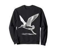 Lesser Yellowlegs Line Art Birdwatcher Sweatshirt