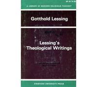 Lessing’s Theological Writings: Selections in Translation (Library of Modern Religious Thought)