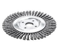 Lessman 473.201.40 Pipeline Brush 40 Knots 125 x 22.2mm Bore Steel Wire