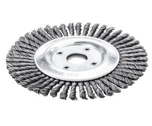 Lessman 473.201.40 Pipeline Brush 40 Knots 125 x 22.2mm Bore Steel Wire