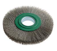 Lessman LES365362 Wheel Brush D200 x w25-27 x 16 Bore Stainless Steel