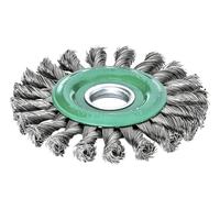 Lessman LES472811 Knot Wheel Brush 115x12x22.2 Stainless Steel