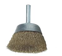 Lessmann DIY Cup Brush with Shank 50mm, 0.25 Brass Wire LES43012607