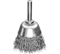 Lessmann 0.3 Steel Wire Cup Brush 50mm 6mm Shank