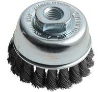 Lessmann 482.117 Knot Cup Brush 65Mm M14X2.0 0.35 Steel Wire