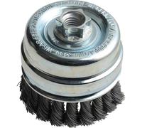 Lessmann Knot Cup Brush 80mm M14x2, 0.50 Steel Wire* LES484217