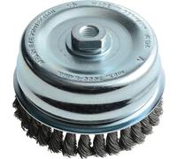 Lessmann 487.217 Knot Cup Brush 125Mm M14X2.0 0.50 Steel Wire*