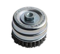 Lessmann 0.5 Steel Wire Knot Cup Brush 100mm M14 x 2.0 Thread