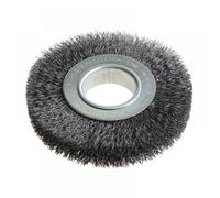 Lessmann 334.162 Wheel Brush D125mm x W20-22 x 40 Bore Set 2 Steel Wire 0.30