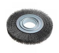 Lessmann 355.162 Wheel Brush D178mm x W23-25 x 50 Bore Set 3 Steel Wire 0.30