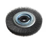 Lessmann 366.162 Wheel Brush D200mm x W28-30 x 80 Bore Set 4 +1 Steel Wire 0.30
