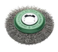 Lessmann 423.37X X-Lock Crimp Stainless Steel Bevel Brush 115mm Non Spark
