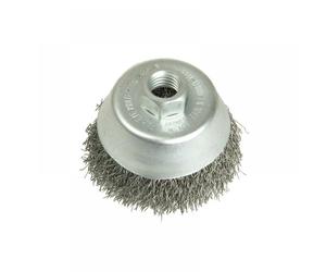 Lessmann 424.367 Cup Brush 80Mm M14 0.30 Stainless Steel Wire