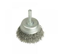Lessmann 0.35 Steel Wire DIY Cup Brush 50mm 6mm Shank