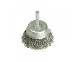 Lessmann 430.123.07 Diy Cup Brush With Shank 50Mm 0.35 Steel Wire