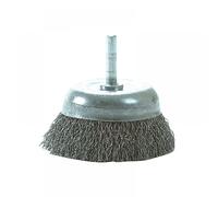 Lessmann 430.133.07 Diy Cup Brush With Shank 75Mm 0.35 Steel Wire