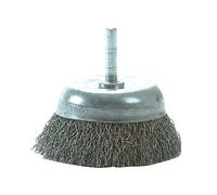 Lessmann 430.133.07 Diy Cup Brush With Shank 75mm, 0.35 Steel Wire Les43013307