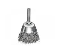 Lessmann 0.3 Steel Wire Cup Brush 70mm 6mm Shank